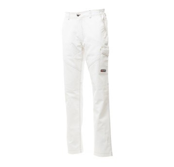 SPODNIE LETNIE UNISEX WORKER SUMMER - BIAŁY