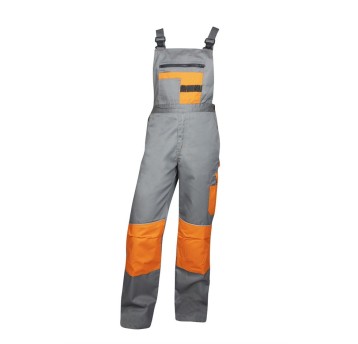SPODNIE OGRODNICZKI 2STRONG 03 - SZARO-POMARAŃCZOWY