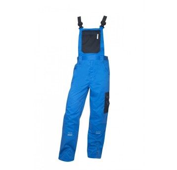 SPODNIE OGRODNICZKI 4TECH 03 - NIEBIESKO-CZARNY - 176-182CM