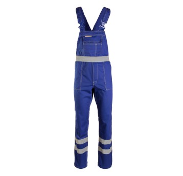 SPODNIE OGRODNICZKI BRIXTON CLASSIC ODBLASK - NIEBIESKI