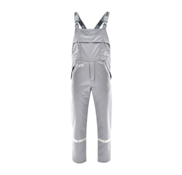 SPODNIE OGRODNICZKI CIEPŁOCHRONNE CHEMIK AS WINTER JASNOSZARY