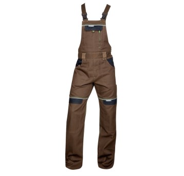 SPODNIE OGRODNICZKI COOL TREND - BRĄZOWY - 176-182CM