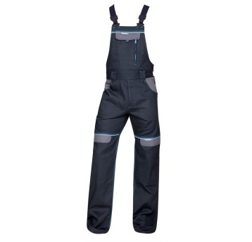 SPODNIE OGRODNICZKI COOL TREND - CZARNY - 170-175CM