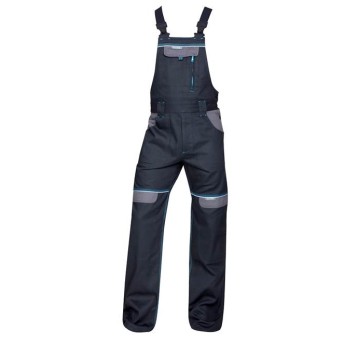 SPODNIE OGRODNICZKI COOL TREND - CZARNY - 176-182CM