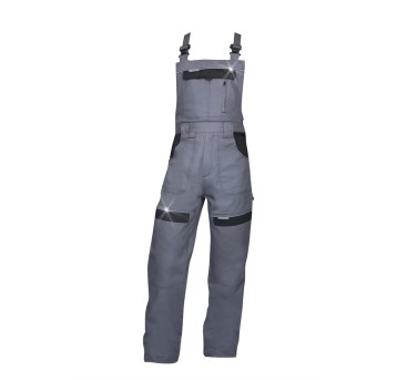 SPODNIE OGRODNICZKI COOL TREND - SZARO-CZARNY - XL - 183-190CM