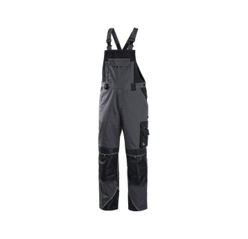 SPODNIE OGRODNICZKI CXS SIRIUS TRISTAN MĘSKIE - SZARO-ZIELONY