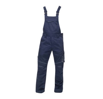 SPODNIE OGRODNICZKI SUMMER - CIEMNONIEBIESKI - 170-175CM