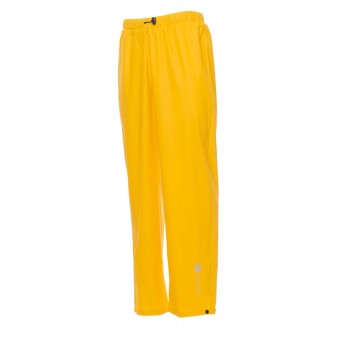 SPODNIE PRZECIWDESZCZOWE ODBLASKOWE PU MĘSKIE DRY-PANTS - ŻÓŁTY