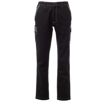 SPODNIE ROBOCZE CANYON - CZARNY-ZADYMIONY