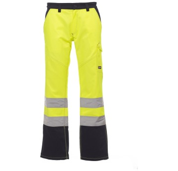 SPODNIE ROBOCZE CHARTER POLAR - ŻÓŁTY FLUO-GRANATOWY