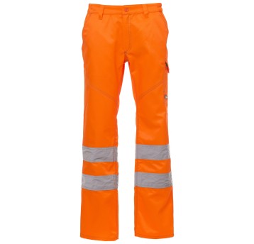 SPODNIE ROBOCZE CHARTER - POMARAŃCZOWY FLUO