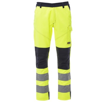 SPODNIE ROBOCZE CHARTER TECH - ŻÓŁTY FLUO-GRANATOWY