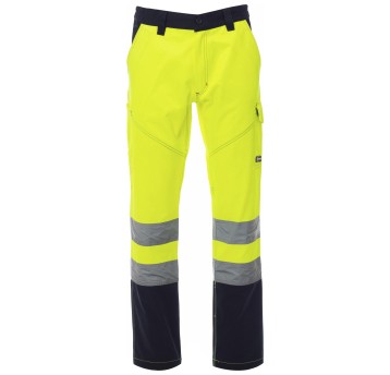 SPODNIE ROBOCZE CHARTER - ŻÓŁTY FLUO-GRANATOWY