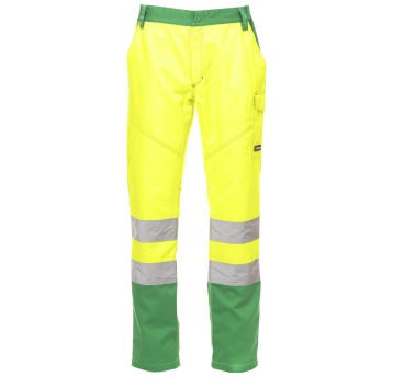 SPODNIE ROBOCZE CHARTER - ŻÓŁTY FLUO-ŻELOWY ZIELONY