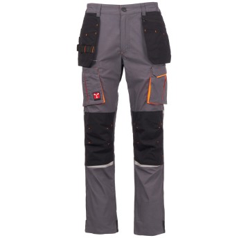 SPODNIE ROBOCZE NEXT 400 HOLSTER SUMMER - ZADYMIONY-CZARNY