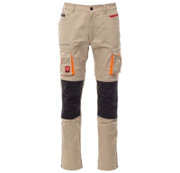 SPODNIE ROBOCZE NEXT 400 - KAKI-NERO