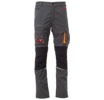 SPODNIE ROBOCZE NEXT 400 SUMMER - ZADYMIONY-CZARNY