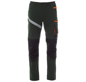 SPODNIE ROBOCZE NEXT 4W - LEŚNA ZIELEŃ-CZARNY