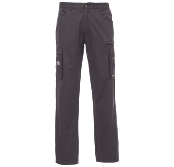 SPODNIE ROBOCZE TEXAS - ZADYMIONY-CZARNY