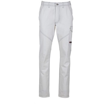 SPODNIE ROBOCZE WORKER STRETCH SUMMER - BIAŁY