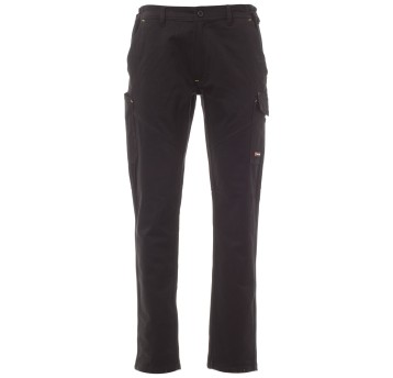 SPODNIE ROBOCZE WORKER WINTER - CAŁKIEM CZARNY
