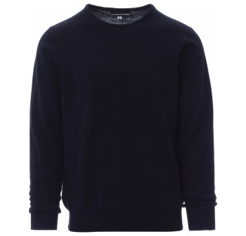 SWETER OKRĄGŁY DEKOLT FLY - GRANATOWY