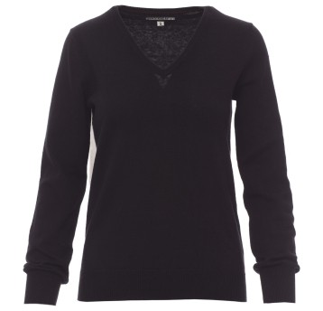 SWETER W SEREK BUSINESS LADY - CZARNY