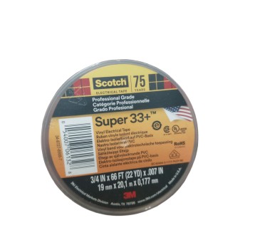 TAŚMA IZOLACYJNA 3M SCOTCH-SUPER 33+ - CZARNA