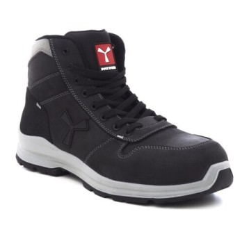 TRZEWIKI OCHRONNE S3 GET FORCE MID S3-NBK - CAŁKIEM CZARNY