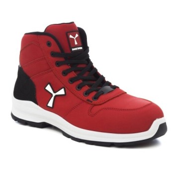TRZEWIKI OCHRONNE S3 GET FORCE MID S3-NBK - CZERWONY