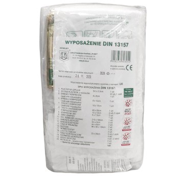 WYPOSAŻENIE DO APTECZKI DIN13157