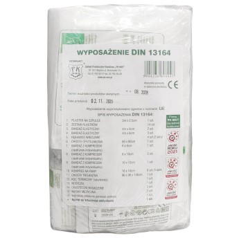 WYPOSAŻENIE DO APTECZKI DIN13164