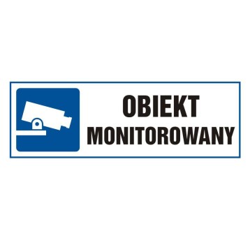 ZNAK OBIEKT MONITOROWANY-TA 002 BL PN