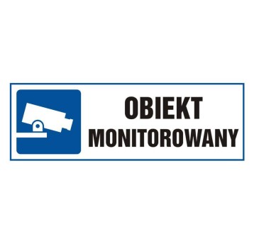 ZNAK OBIEKT MONITOROWANY - TA 002 BL PN