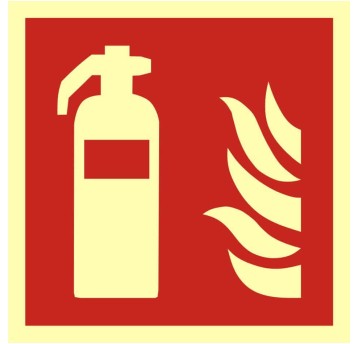 ZNAK PRZECIWPOŻAROWY - GAŚNICA - BAF 001 C1 PS